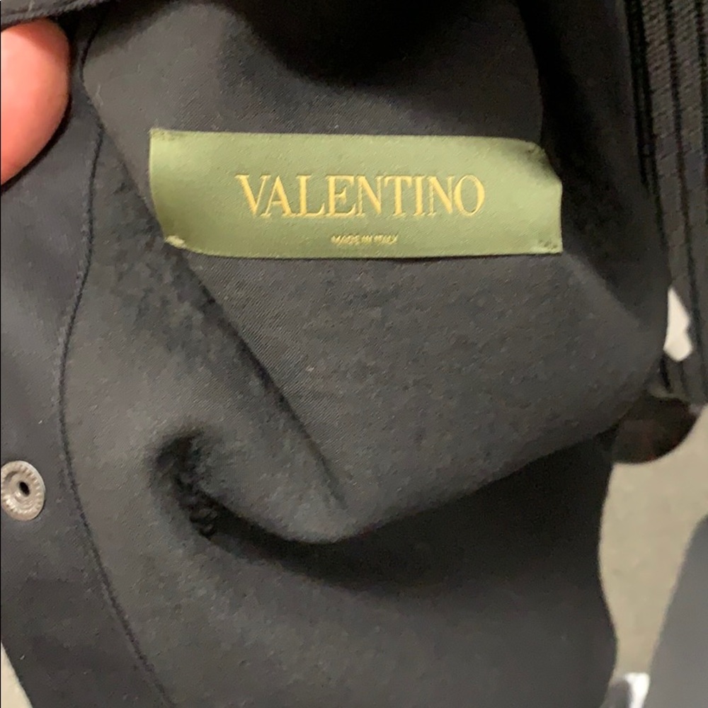 VALENTINO Buffalo Shirt Jacket, Plaid & Leather - Picture 5 of 8